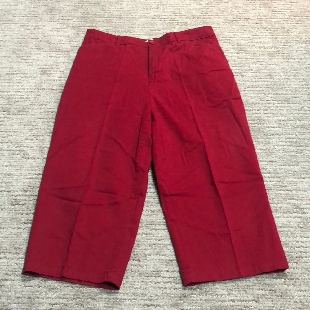 Croft & Barrow Red Capri Pants